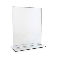 Acrylic Bottom Loading Display Sign Holder 8.5" x 11"